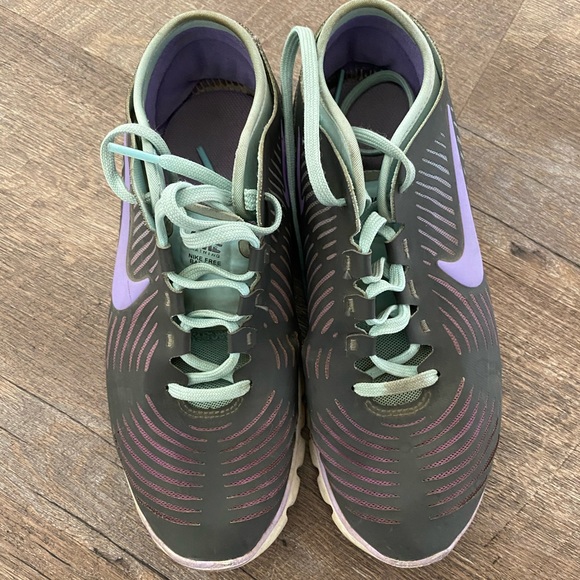 Nike Free Balanza - Athletic Turquoise Purple Sneakers - 7.5 Women's - Picture 2 of 5